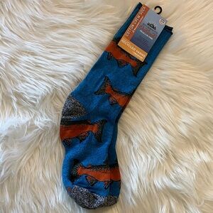 NWT salmon print socks